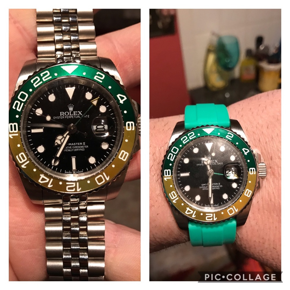 GMT Master II “Sprite” with 2 bands